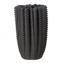 VELISSE ΒΑΖΟ 16x16x24 ΚΕΡΑΜΙΚΟ ΓΚΡΙ ΣΚΟΥΡΟ c497700