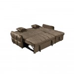 CROSSOVER ΚΑΝΑΠΕΣ ΚΡΕΒΑΤΙ ΓΩΝΙΑ ΑΝΑΣΤΡΕΨΙΜΗ COFFEE 213x145x83 c497725