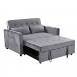 SOLUTION ΚΑΝΑΠΕΣ ΚΡΕΒΑΤΙ 2ΘΕΣΙΟΣ ΓΚΡΙ 133x94x87 c497727