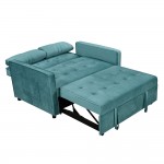SOLUTION ΚΑΝΑΠΕΣ ΚΡΕΒΑΤΙ 2ΘΕΣΙΟΣ PETROL 133x94x87 c497728
