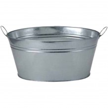 Σαμπανιέρα γαλβανιζέ σφυρήλατη μαύρη 47x35x23cm c497737