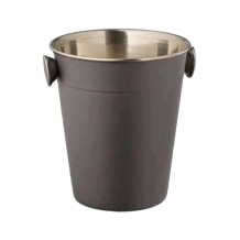 Σαμπανιέρα Ανοξείδωτη μαύρη φ22cm - Σετ 6 c497739