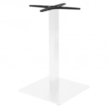 Βάση τραπεζιού bar Stofan pakoworld μεταλλική λευκή-μαύρη 45x45x108εκ c497749