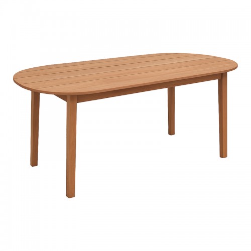 Τραπέζι Skyl pakoworld teak ξύλο σε φυσική απόχρωση 190x90x75εκ c497754