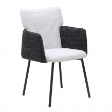 TAF ΚΑΡΕΚΛΑ ΠΟΛΥΘΡΟΝΑ BEIGE ΜΑΥΡΟ 56x63x86 SET 2τμχ c497766