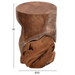 ΒΟΗΘΗΤΙΚΟ ΣΚΑΜΠΟ ΤΡΑΠΕΖΑΚΙ STOMP HM9350 11 ΞΥΛΟ TEAK-ΦΥΣΙΚΟ Φ30x45Υεκ c497825