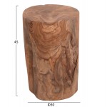 ΒΟΗΘΗΤΙΚΟ ΤΡΑΠΕΖΑΚΙ ΣΚΑΜΠΟ TRONCO HM9374 21 ΞΥΛΟ TEAK--ΦΥΣΙΚΟ Φ30x45Υεκ c497827