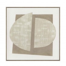 LIGHT MOUNT A ΠΙΝΑΚΑΣ ΔΙΑΚΟΣΜΗΤΙΚΟΣ ΜΕ ΚΟΡΝΙΖΑ 80x80x3 8 ΚΑΜΒΑΣ BEIGE BEIGE ΞΥΛΟ ΦΥΣΙΚΟ c497836