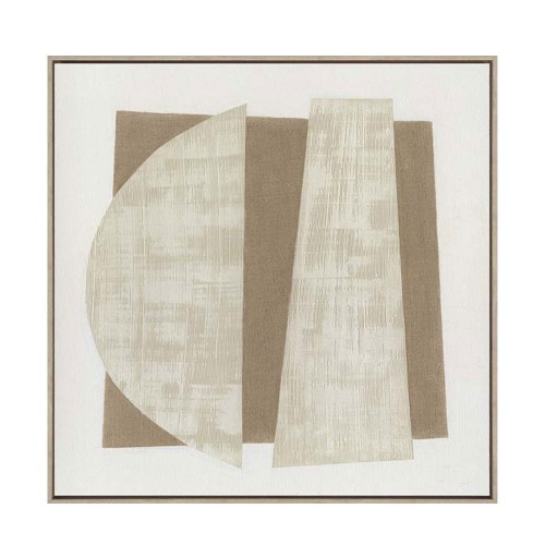 LIGHT MOUNT B ΠΙΝΑΚΑΣ ΔΙΑΚΟΣΜΗΤΙΚΟΣ ΜΕ ΚΟΡΝΙΖΑ 80x80x3 8 ΚΑΜΒΑΣ BEIGE BEIGE ΞΥΛΟ ΦΥΣΙΚΟ c497837