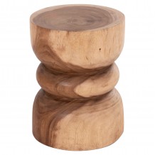 ΣΚΑΜΠΟ ΤΡΑΠΕΖΑΚΙ ΣΤΡΟΓΓΥΛΟ BELLO HM9900 11 ΞΥΛΟ SUAR--ΦΥΣΙΚΟ Φ35x46Υεκ c497970