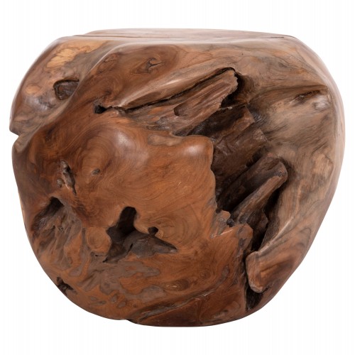 ΒΟΗΘΗΤΙΚΟ ΤΡΑΠΕΖΙ LOGGY HM18295 ΞΥΛΟ TEAK--ΦΥΣΙΚΟ 50x50x50Υεκ c497971