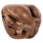 ΒΟΗΘΗΤΙΚΟ ΤΡΑΠΕΖΙ LOGGY HM18295 ΞΥΛΟ TEAK--ΦΥΣΙΚΟ 50x50x50Υεκ c497971