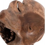 ΒΟΗΘΗΤΙΚΟ ΤΡΑΠΕΖΙ LOGGY HM18295 ΞΥΛΟ TEAK--ΦΥΣΙΚΟ 50x50x50Υεκ c497971