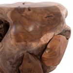 ΒΟΗΘΗΤΙΚΟ ΤΡΑΠΕΖΙ LOGGY HM18295 ΞΥΛΟ TEAK--ΦΥΣΙΚΟ 50x50x50Υεκ c497971
