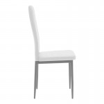 Τραπεζαρία Cuba-Parker pakoworld σετ 5τεμ sonoma-λευκό 120x80x75εκ c498016