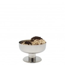 Μπωλ Παγωτού με πόδι INOX 18 10 φ10 5xΥ7cm Ελληνική κατασκευής c498103