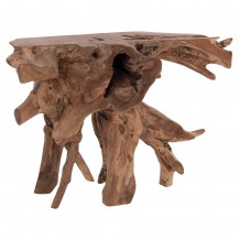 ΚΟΝΣΟΛΑ GRIMAL HM18298 ΞΥΛΟ ΤΕΑΚ ΡΙΖΑ --ΦΥΣΙΚΟ 125x46x80Υεκ c498137