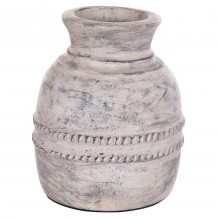 ΔΙΑΚΟΣΜΗΤΙΚΟ ΕΠΙΤΡΑΠΕΖΙΟ ΒΑΖΟ VERMO HM4393 ΤΕΡΑΚΟΤΑ ΣΕ ΑΝΟΙΧΤΟ ΓΚΡΙ Φ21x25Υεκ c498154