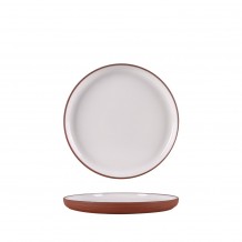 Πιάτο πορσελάνης ρηχό step φ20 5xΥ2 2cm Σειρά Kernel ιβουάρ Prego - Σετ 6 c498172