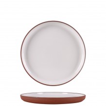 Πιάτο πορσελάνης ρηχό step φ26 5xΥ2cm Σειρά Kernel ιβουάρ Prego - Σετ 6 c498176