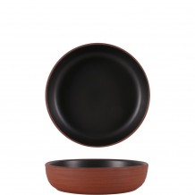 Μπωλ πορσελάνης step φ23xΥ5cm Σειρά Kernel μαύρο Prego - Σετ 6 c498183