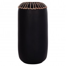 ΕΠΙΤΡΑΠΕΖΙΟ ΔΙΑΚΟΣΜΗΤΙΚΟ ΒΑΖΟ LENNOX HM4675 01S TΕΡΑΚΟΤΑ ΣΕ ΜΑΥΡΟ--Φ18x33Υεκ c498194