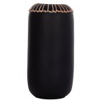 ΕΠΙΤΡΑΠΕΖΙΟ ΔΙΑΚΟΣΜΗΤΙΚΟ ΒΑΖΟ LENNOX HM4675 01S TΕΡΑΚΟΤΑ ΣΕ ΜΑΥΡΟ--Φ18x33Υεκ c498194