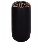 ΕΠΙΤΡΑΠΕΖΙΟ ΔΙΑΚΟΣΜΗΤΙΚΟ ΒΑΖΟ LENNOX HM4675 01S TΕΡΑΚΟΤΑ ΣΕ ΜΑΥΡΟ--Φ18x33Υεκ c498194