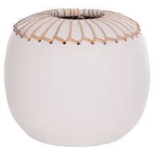 ΕΠΙΤΡΑΠΕΖΙΟ ΔΙΑΚΟΣΜΗΤΙΚΟ ΒΑΖΟ LENNOX HM4675 02L TΕΡΑΚΟΤΑ ΣΕ ΛΕΥΚΟ--Φ22x20Υεκ c498197