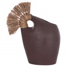 ΕΠΙΤΡΑΠΕΖΙΟ ΔΙΑΚΟΣΜΗΤΙΚΟ ALICA2 HM4671 07 ΣΟΚΟΛΑΤΙ ΤΕΡΑΚΟΤΑ GRASS--44x18x50Υεκ c498226