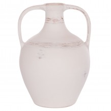 ΕΠΙΤΡΑΠΕΖΙΟΣ ΔΙΑΚΟΣΜΗΤΙΚΟΣ ΑΜΦΟΡΕΑΣ FEAX HM4676 02S ΛΕΥΚΗ ΤΕΡΑΚΟΤΑ--35x35x48Υεκ c498227