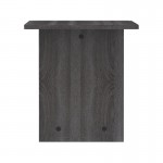 Τραπέζι Kumba pakoworld σε ανθρακί-wenge απόχρωση 80x40x42εκ c498237