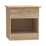 Κομοδίνο Kona pakoworld σε oak απόχρωση 40x34x42εκ c498239
