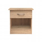 Κομοδίνο Kona pakoworld σε oak απόχρωση 40x34x42εκ c498239