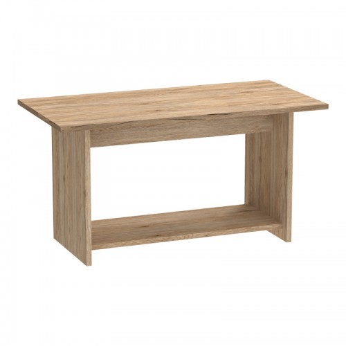 Τραπέζι Kumba pakoworld σε oak απόχρωση 80x40x42εκ c498240