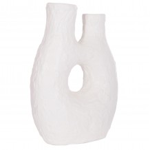 ΕΠΙΤΡΑΠΕΖΙΟ ΔΙΑΚΟΣΜΗΤΙΚΟ ΒΑΖΟ NAMENTIS HM4665 02L ΛΕΥΚΗ ΤΕΡΑΚΟΤΑ--27x13 5x37Υεκ c498242