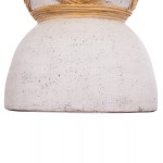 ΔΙΑΚΟΣΜΗΤΙΚΟ ΒΑΖΟ ΔΑΠΕΔΟΥ MAYNARD HM4672 02L FIBER CEMENT ΛΕΥΚΟ--RATTAN Φ32x62 5Υεκ c498245