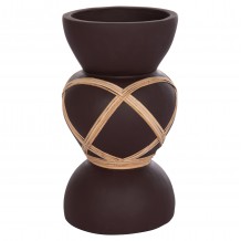 ΔΙΑΚΟΣΜΗΤΙΚΟ ΒΑΖΟ ΔΑΠΕΔΟΥ MAYNARD HM4672 07S FIBER CEMENT ΣΟΚΟΛΑΤΙ-RATTAN Φ27 5x50Υεκ c498247