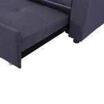 ΚΑΝΑΠΕΣ ΓΩΝΙΑ ΚΡΕΒΑΤΙ WAYNE 224x147x85Υεκ HM3028 11 ΓΚΡΙ ΥΦΑΣΜΑ c498274