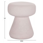 ΣΚΑΜΠΟ ΣΤΡΟΓΓΥΛΟ INTERON HM18171 02 FIBER CEMENT ΣΕ ΛΕΥΚΟ--Φ34x39Υεκ c498282