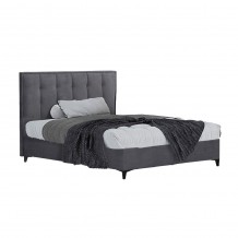 PIANO ΚΡΕΒΑΤΙ ΜΕ ΑΠΟΘΗΚ ΧΩΡΟ ΓΙΑ ΣΤΡΩΜΑ 90x200cm ΓΚΡΙ 07-780 207x97x115 c498284