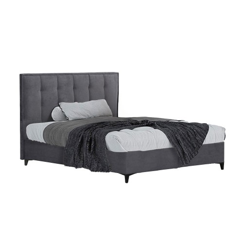 PIANO ΚΡΕΒΑΤΙ ΜΕ ΑΠΟΘΗΚ ΧΩΡΟ ΓΙΑ ΣΤΡΩΜΑ 90x200cm ΓΚΡΙ 07-780 207x97x115 c498284