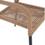 ΣΕΤ ΤΡΑΠΕΖΑΡΙΑΣ ΕΞ ΧΩΡΟΥ 7ΤΜΧ KRUM HM21132 01 ΣΚΟΥΡΟ ΓΚΡΙ ΑΛΟΥΜΙΝΙΟ-P E TWISTED RATTAN c498297