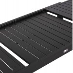 ΣΕΤ ΤΡΑΠΕΖΑΡΙΑΣ ΕΞ ΧΩΡΟΥ 7ΤΜΧ KRUM HM21132 04 ΣΚΟΥΡΟ ΓΚΡΙ ΑΛΟΥΜΙΝΙΟ-P E TWISTED RATTAN c498300
