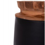 ΔΙΑΚΟΣΜΗΤΙΚΟ ΒΑΖΟ ΔΑΠΕΔΟΥ LINTER HM4662 01L FIBER CEMENT ΜΑΥΡΟ--ΞΥΛΟ ΤΕΑΚ Φ41x47Υεκ c498326