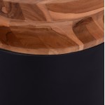 ΔΙΑΚΟΣΜΗΤΙΚΟ ΒΑΖΟ ΔΑΠΕΔΟΥ LINTER HM4662 01L FIBER CEMENT ΜΑΥΡΟ--ΞΥΛΟ ΤΕΑΚ Φ41x47Υεκ c498326