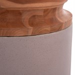 ΔΙΑΚΟΣΜΗΤΙΚΟ ΒΑΖΟ ΔΑΠΕΔΟΥ LINTER HM4662 05L FIBER CEMENT ΓΚΡΙ ΜΑΤ--ΞΥΛΟ ΤΕΑΚ Φ41x47Υεκ c498327