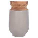 ΔΙΑΚΟΣΜΗΤΙΚΟ ΒΑΖΟ ΔΑΠΕΔΟΥ LINTER HM4662 03S FIBER CEMENT ΓΚΡΙ--ΞΥΛΟ ΤΕΑΚ Φ34x60Υεκ c498330