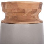 ΔΙΑΚΟΣΜΗΤΙΚΟ ΒΑΖΟ ΔΑΠΕΔΟΥ LINTER HM4662 03S FIBER CEMENT ΓΚΡΙ--ΞΥΛΟ ΤΕΑΚ Φ34x60Υεκ c498330