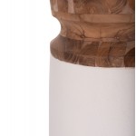 ΔΙΑΚΟΣΜΗΤΙΚΟ ΒΑΖΟ ΔΑΠΕΔΟΥ LINTER HM4662 02S FIBER CEMENT ΛΕΥΚΟ--ΞΥΛΟ ΤΕΑΚ Φ34x60Υεκ c498332